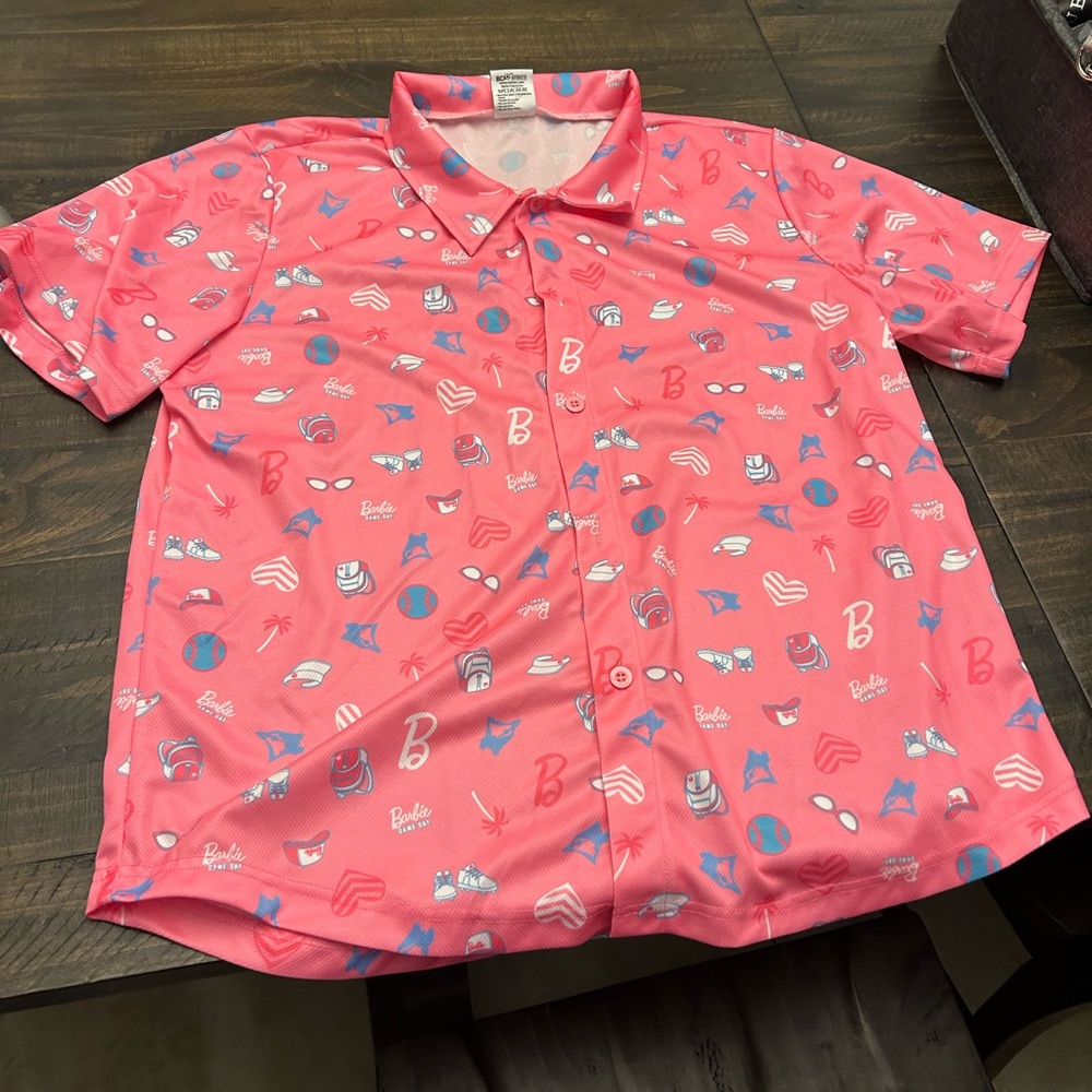 Bluejays Special Giveaway Pink Barbie Collared Shirt
